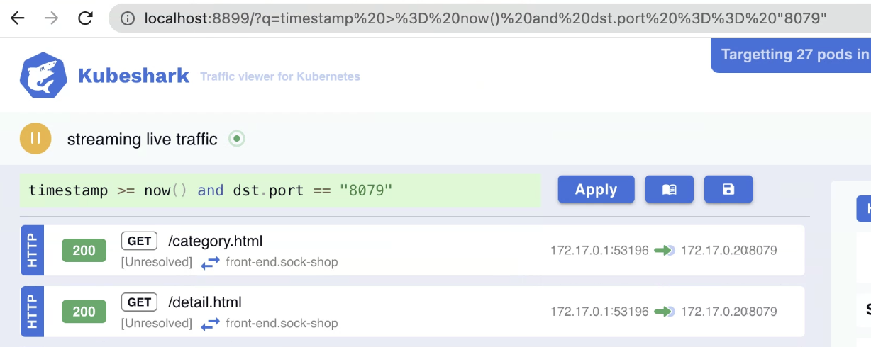Dashboard URL